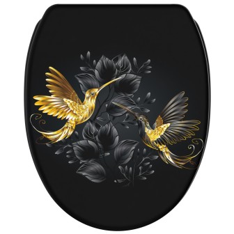 WC-Sitz mit Absenkautomatik und Schnellverschluss Goldenwing - Premium Toilettendeckel direkt vom Hersteller