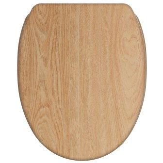 WC-Sitz mit Absenkautomatik und Schnellverschluss Holz - Premium Toilettendeckel direkt vom Hersteller