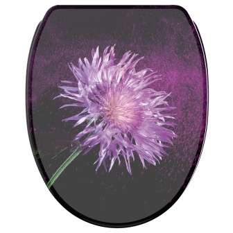 WC-Sitz mit Absenkautomatik und Schnellverschluss Purple Dust - Premium Toilettendeckel direkt vom Hersteller
