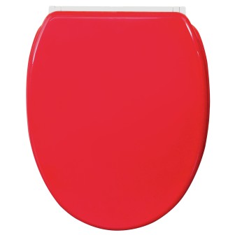 WC-Sitz mit Absenkautomatik und Schnellverschluss Rot - Premium Toilettendeckel direkt vom Hersteller
