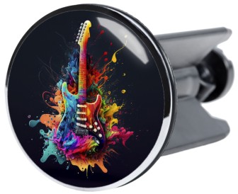 Waschbeckenstöpsel Guitar