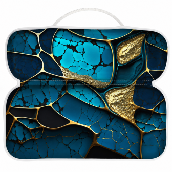 Badewannenkissen Marmor Cobalt