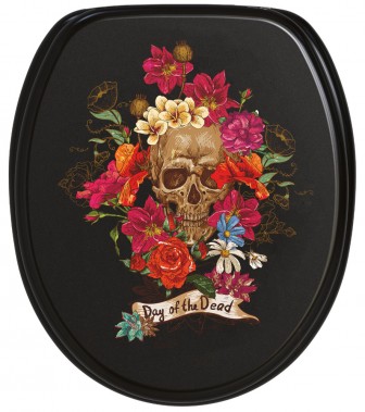 WC-Sitz mit Absenkautomatik Day of the Dead - Premium Toilettendeckel direkt vom Hersteller