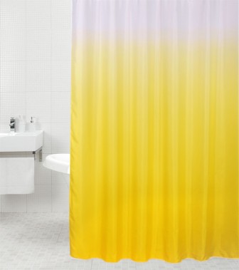 Duschvorhang Magic Gelb 180 x 200 cm