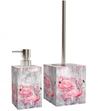 Badezimmer Set Flamingo
