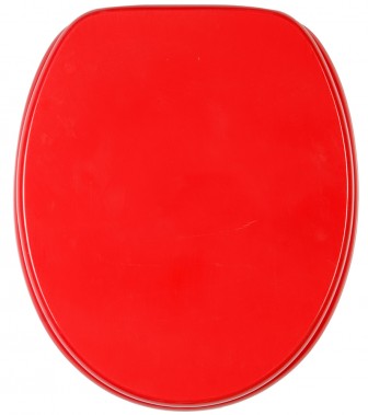 Soft Close Toilet Seat Red