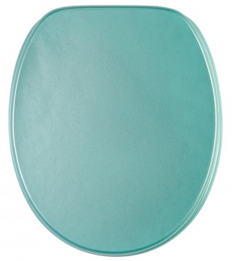 Soft Close Toilet Seat Glittering Turquoise