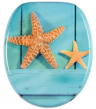 WC-Sitz mit Absenkautomatik Starfish - Premium Toilettendeckel direkt vom Hersteller