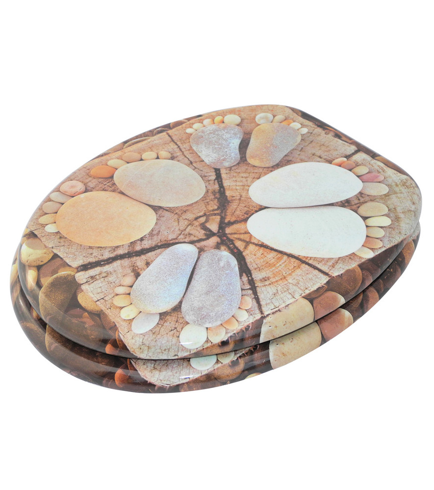 Toilet Seat Stone Feet440913
