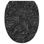WC-Sitz mit Absenkautomatik und Schnellverschluss Floral - Premium Toilettendeckel direkt vom Hersteller