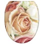 WC-Sitz mit Absenkautomatik und Schnellverschluss Rosa Rose - Premium Toilettendeckel direkt vom Hersteller