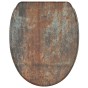 WC-Sitz mit Absenkautomatik und Schnellverschluss Rusty - Premium Toilettendeckel direkt vom Hersteller