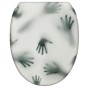 WC-Sitz mit Absenkautomatik und Schnellverschluss Shadow Hands - Premium Toilettendeckel direkt vom Hersteller