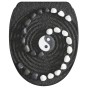 WC-Sitz mit Absenkautomatik und Schnellverschluss Yin Yang - Premium Toilettendeckel direkt vom Hersteller