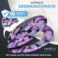 WC-Sitz mit Absenkautomatik Vanda - Premium Toilettendeckel direkt vom Hersteller