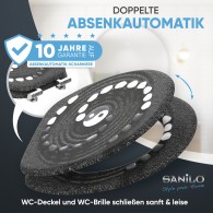 WC-Sitz mit Absenkautomatik Yin Yang - Premium Toilettendeckel direkt vom Hersteller