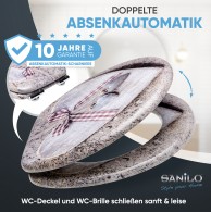 WC-Sitz mit Absenkautomatik Bavaria - Premium Toilettendeckel direkt vom Hersteller