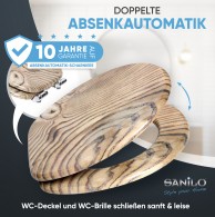 WC-Sitz mit Absenkautomatik Grain - Premium Toilettendeckel direkt vom Hersteller