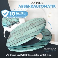 WC-Sitz mit Absenkautomatik Lumber - Premium Toilettendeckel direkt vom Hersteller