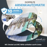 WC-Sitz mit Absenkautomatik Key West - Premium Toilettendeckel direkt vom Hersteller