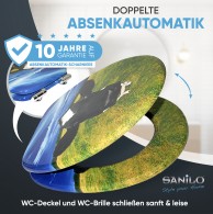 WC-Sitz mit Absenkautomatik Kuhkopf - Premium Toilettendeckel direkt vom Hersteller