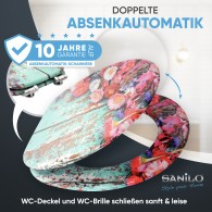 WC-Sitz mit Absenkautomatik Spring - Premium Toilettendeckel direkt vom Hersteller