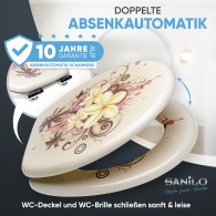 WC-Sitz mit Absenkautomatik Tropical - Premium Toilettendeckel direkt vom Hersteller