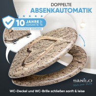 WC-Sitz mit Absenkautomatik True Love - Premium Toilettendeckel direkt vom Hersteller