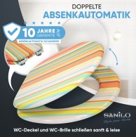 Soft Close Toilet Seat Starstripes