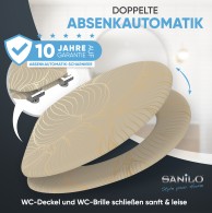 WC-Sitz mit Absenkautomatik Hosta - Premium Toilettendeckel direkt vom Hersteller