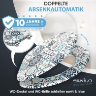 WC-Sitz mit Absenkautomatik Palazzo - Premium Toilettendeckel direkt vom Hersteller