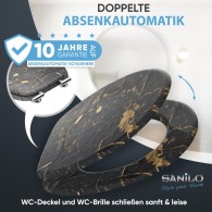 WC-Sitz mit Absenkautomatik Shield - Premium Toilettendeckel direkt vom Hersteller
