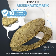 WC-Sitz mit Absenkautomatik Bractea - Premium Toilettendeckel direkt vom Hersteller