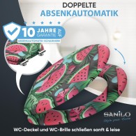WC-Sitz mit Absenkautomatik Melone - Premium Toilettendeckel direkt vom Hersteller