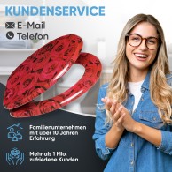 WC-Sitz mit Absenkautomatik Rosen - Premium Toilettendeckel direkt vom Hersteller
