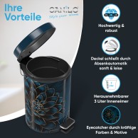 Kosmetikeimer Dahlien 3 Liter