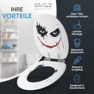 WC-Sitz mit Absenkautomatik Joker - Premium Toilettendeckel direkt vom Hersteller