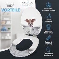 WC-Sitz mit Absenkautomatik Newspaper - Premium Toilettendeckel direkt vom Hersteller
