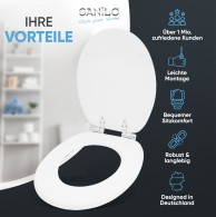 Soft Close Toilet Seat White