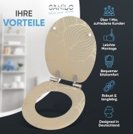 WC-Sitz mit Absenkautomatik Hosta - Premium Toilettendeckel direkt vom Hersteller