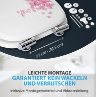 WC-Sitz mit Absenkautomatik Schuh - Premium Toilettendeckel direkt vom Hersteller