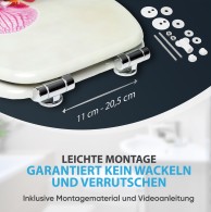 WC-Sitz mit Absenkautomatik Wellness - Premium Toilettendeckel direkt vom Hersteller