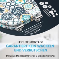WC-Sitz mit Absenkautomatik Palazzo - Premium Toilettendeckel direkt vom Hersteller