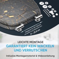 WC-Sitz mit Absenkautomatik Shield - Premium Toilettendeckel direkt vom Hersteller