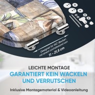 WC-Sitz mit Absenkautomatik Livia - Premium Toilettendeckel direkt vom Hersteller