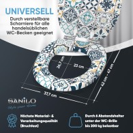 WC-Sitz mit Absenkautomatik Palazzo - Premium Toilettendeckel direkt vom Hersteller