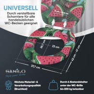 WC-Sitz mit Absenkautomatik Melone - Premium Toilettendeckel direkt vom Hersteller
