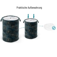 Wäschekorb Dahlien