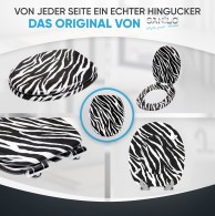 WC-Sitz mit Absenkautomatik Zebra Look - Premium Toilettendeckel direkt vom Hersteller