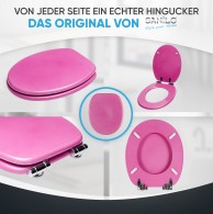Soft Close Toilet Seat Glittering Pink